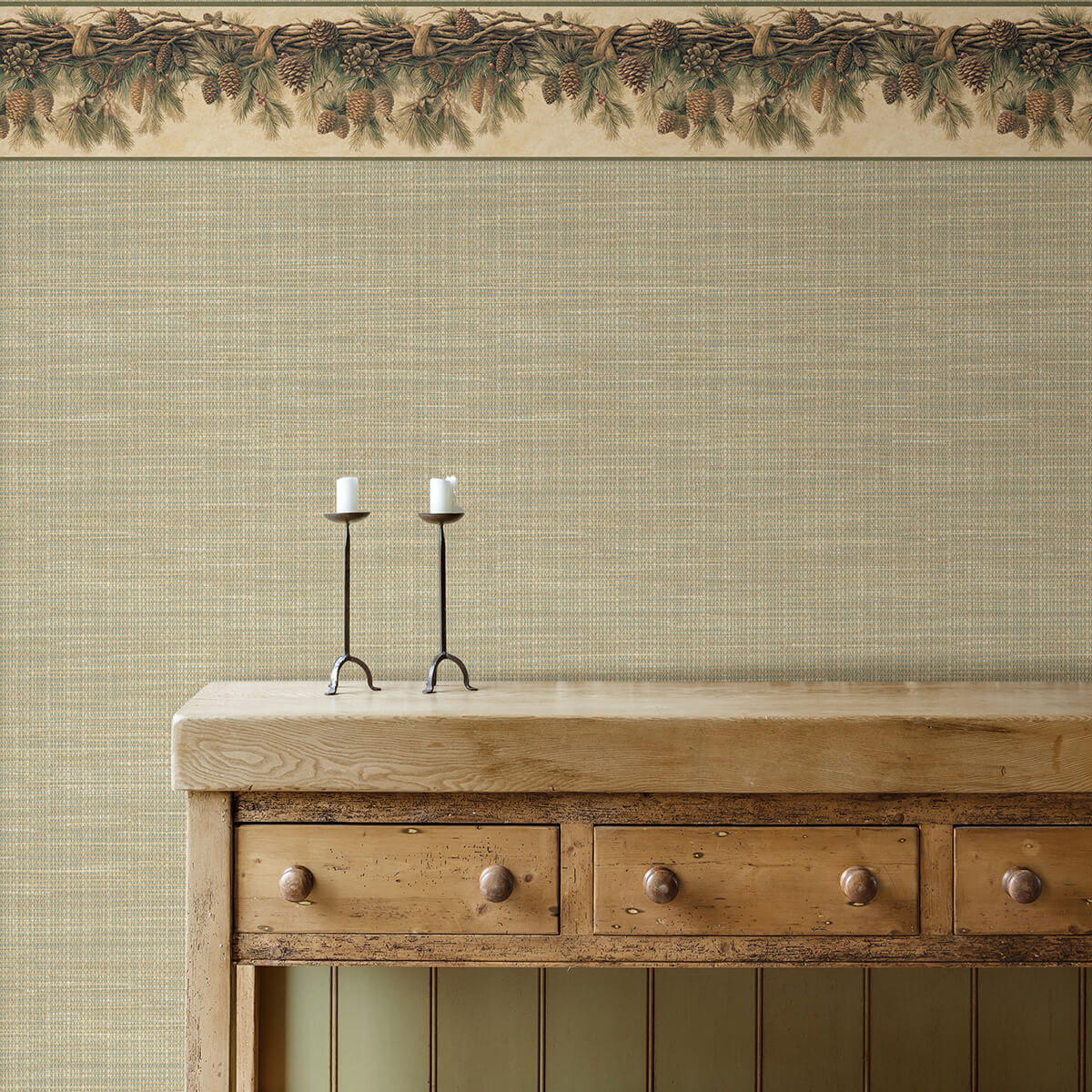 kent-seafoam-woven-wallpaper-york-wallcoverings-3123-01694 - York Wallcoverings Papel pintado