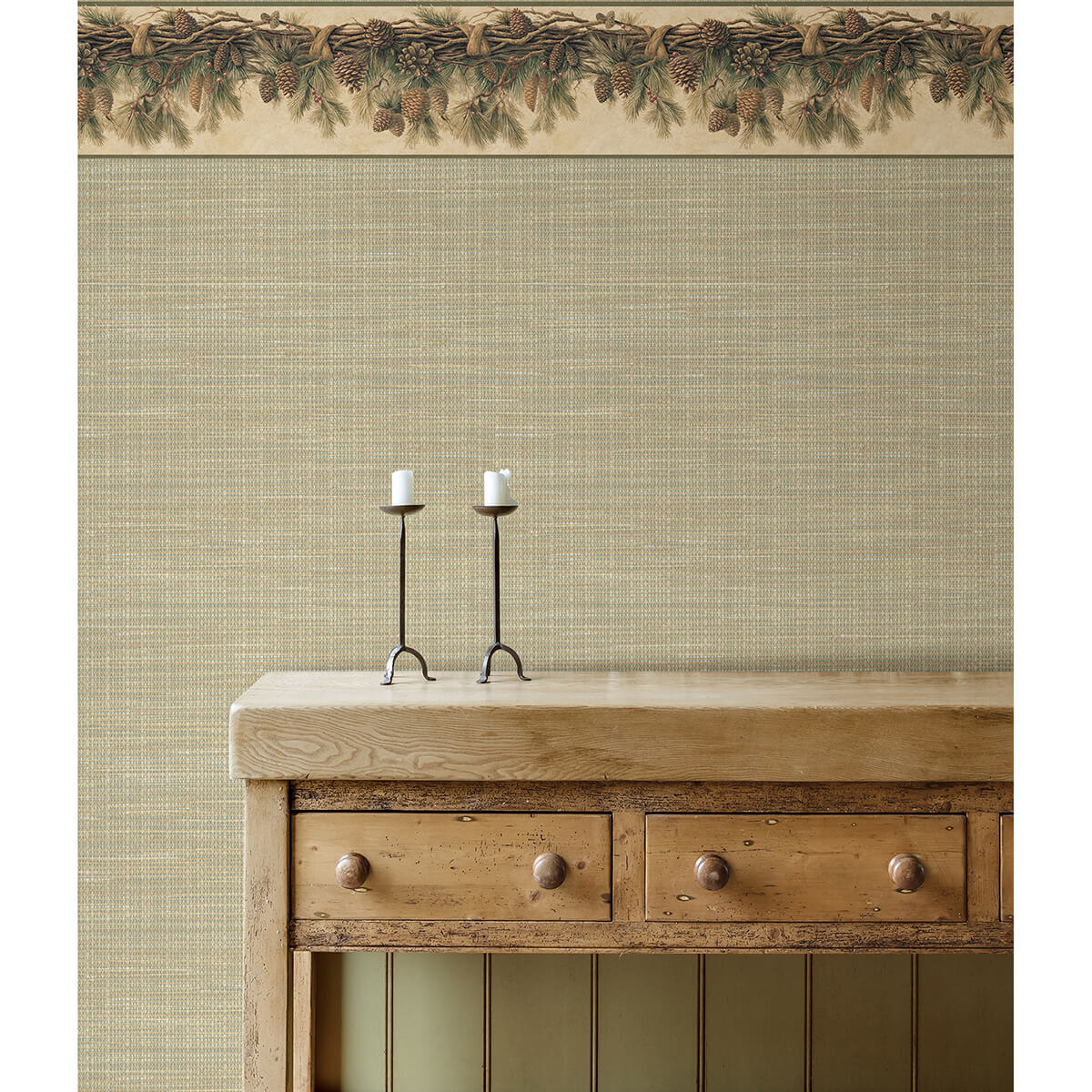 kent-seafoam-woven-wallpaper-york-wallcoverings-3123-01694 - York Wallcoverings Wallpaper