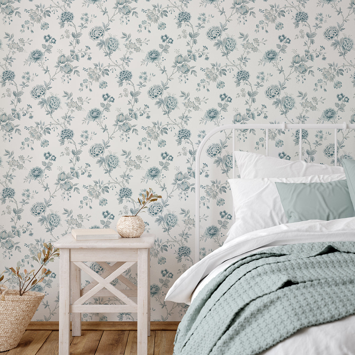 chrysanthemum-teal-jacobean-wallpaper-york-wallcoverings-3123-02215