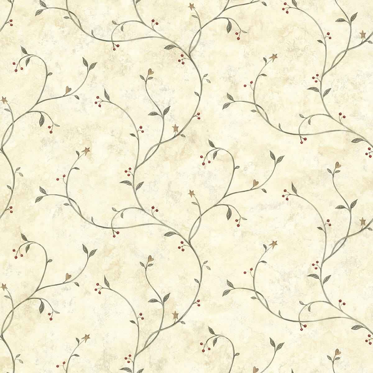 Kurt Beige Tin Star Trail Wallpaper - York Wallcoverings - 3123-09154 - York Wallcoverings Wallpaper