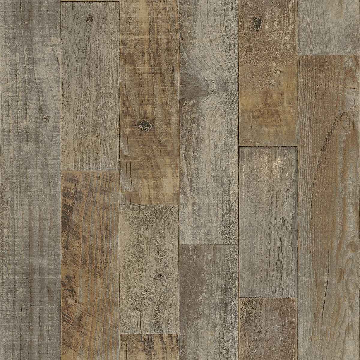 Chebacco Brown Wooden Planks Wallpaper - York Wallcoverings - 3123-12693