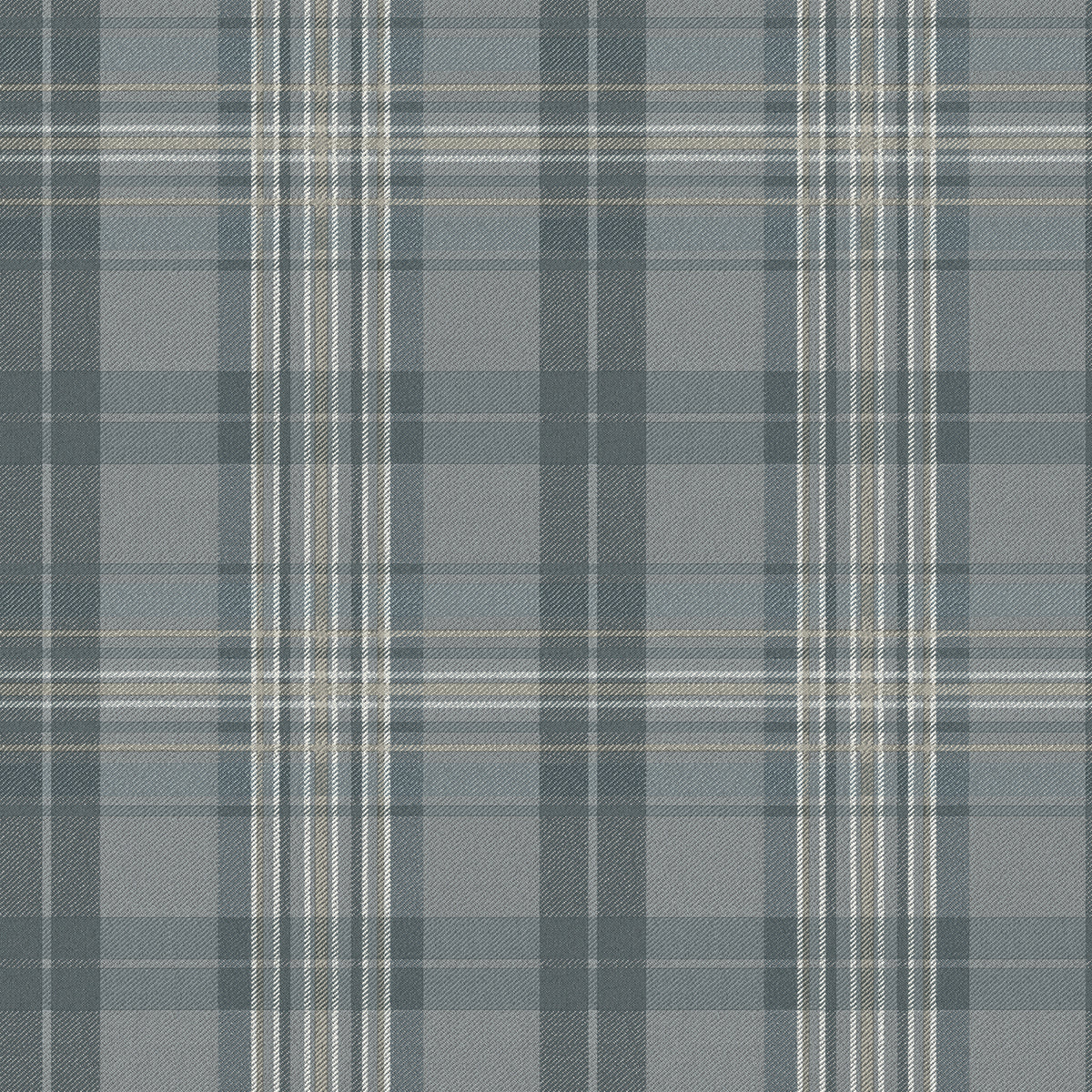 Picture of Austin Slate Plaid Wallpaper