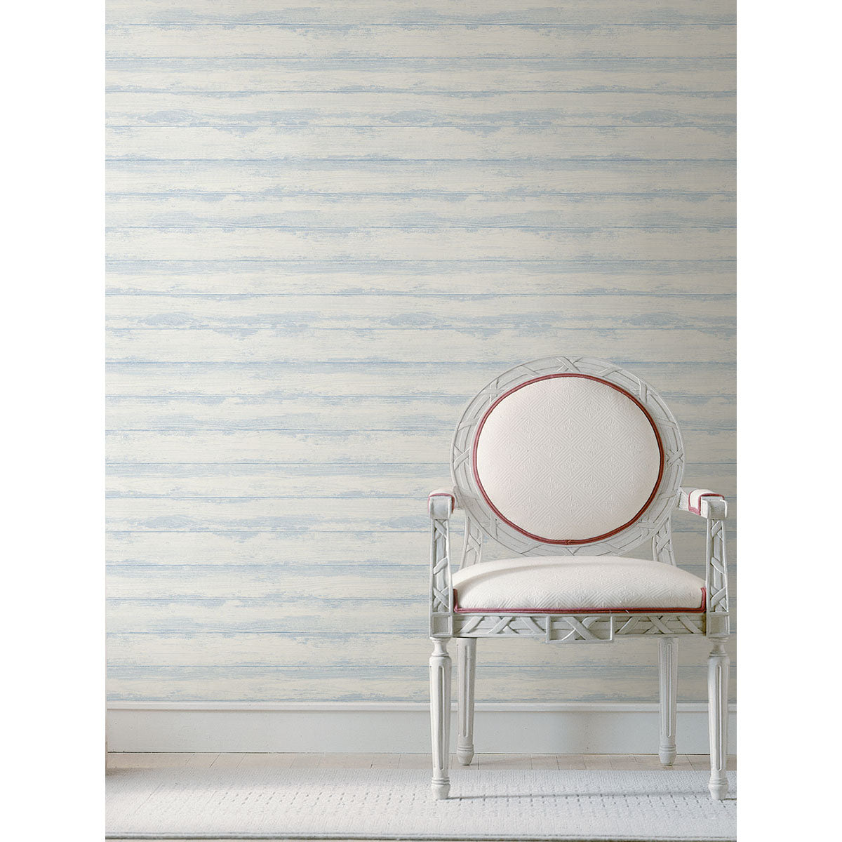 Truro Light Blue Weathered Shiplap Wallpaper  | Brewster Wallcovering - The WorkRm