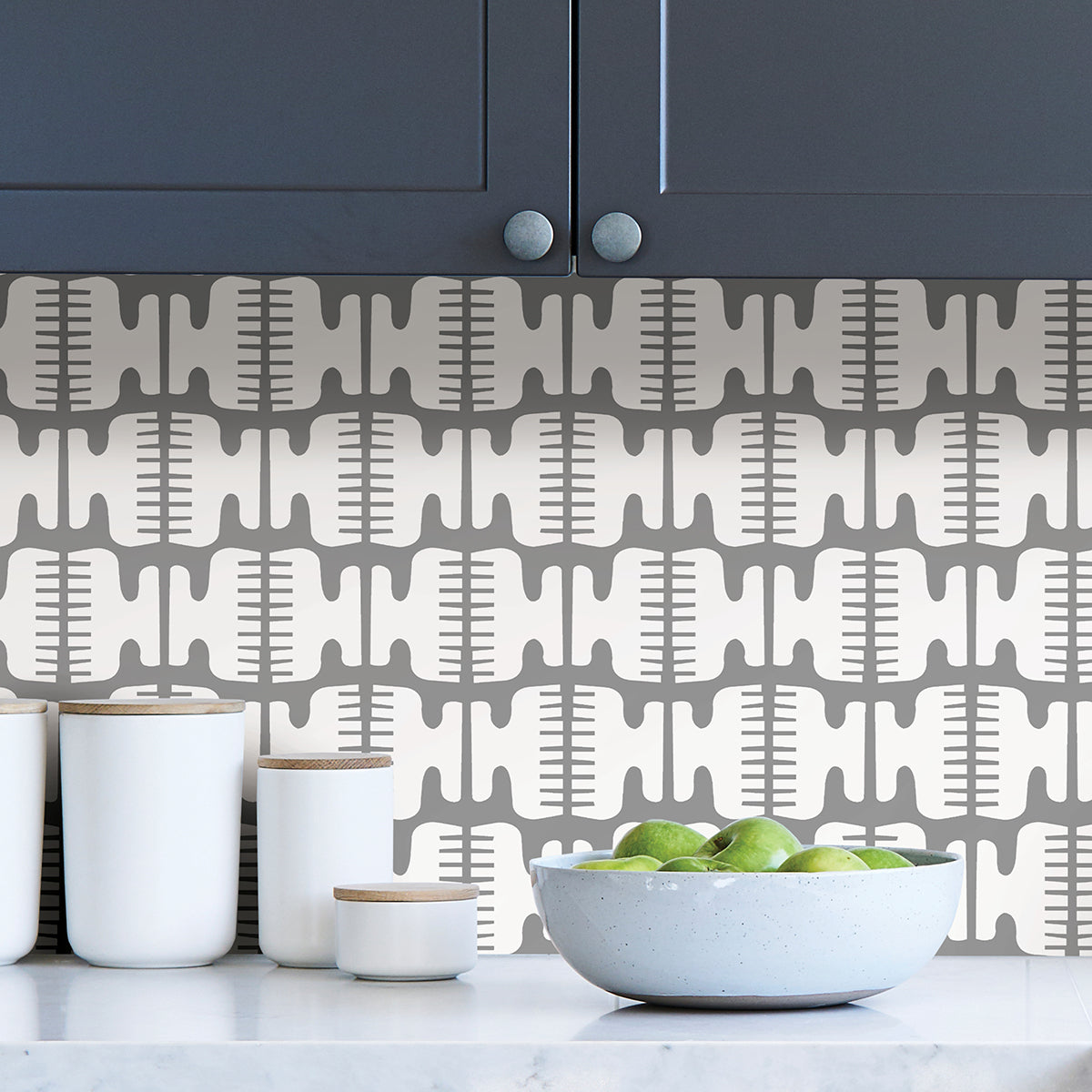 Grey Shift Peel and Stick Wallpaper  | Brewster Wallcovering - The WorkRm