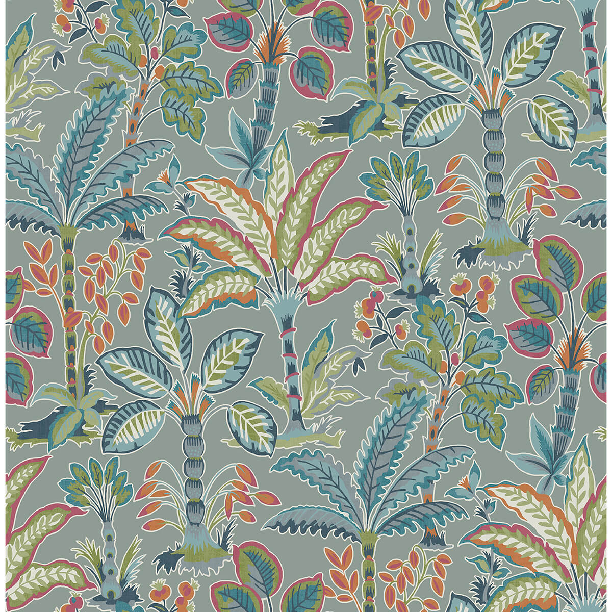 Grey Kapok Peel & Stick Wallpaper - York Wallcoverings - NUS4003 - York Wallcoverings Wallpaper