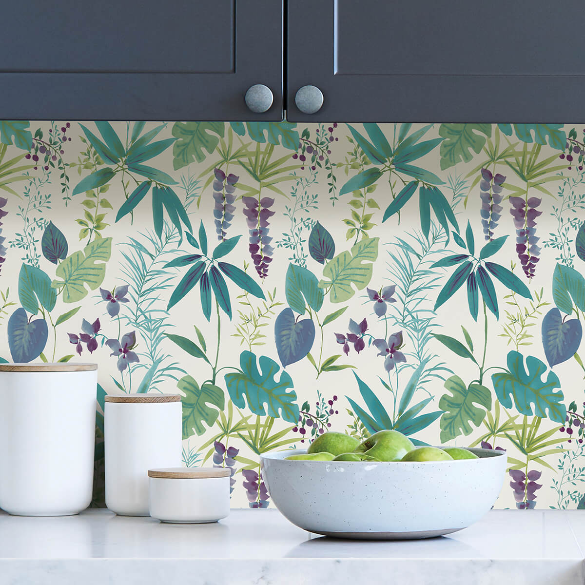Teal Maldives Peel & Stick Wallpaper - York Wallcoverings - NUS4006 - York Wallcoverings Wallpaper