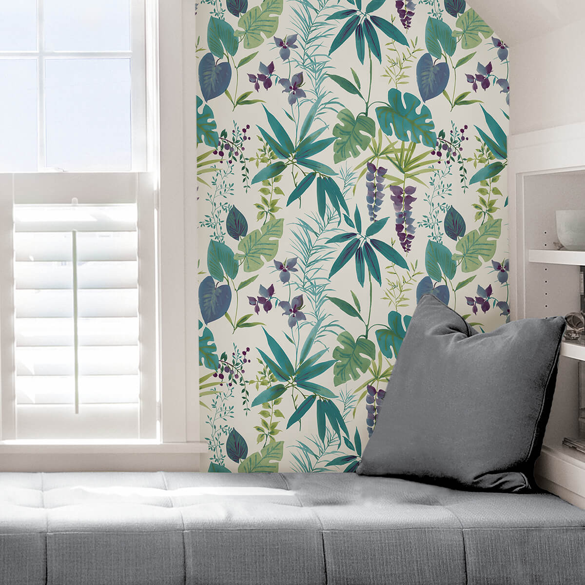 Teal Maldives Peel & Stick Wallpaper - York Wallcoverings - NUS4006 - York Wallcoverings Wallpaper