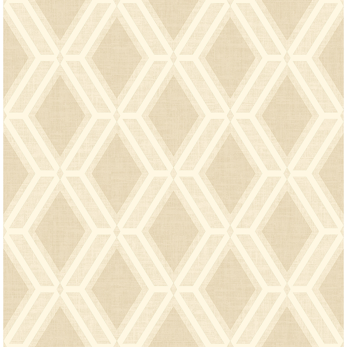 Mersenne Beige Geometric Wallpaper  | Brewster Wallcovering - The WorkRm