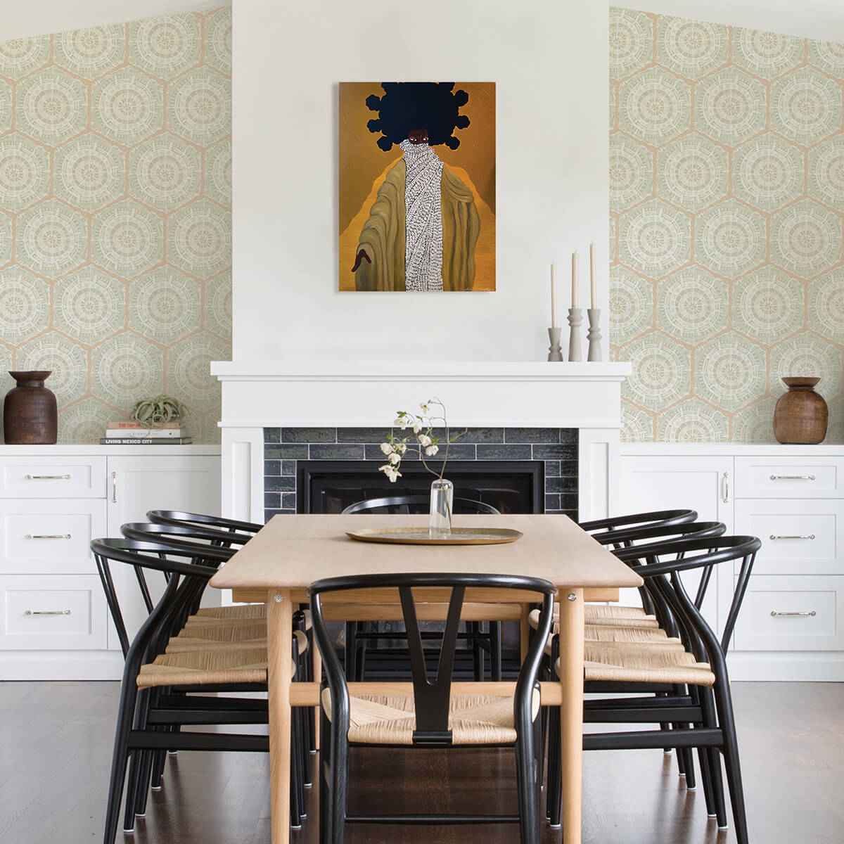 Peach Harmony Peel & Stick Wallpaper - York Wallcoverings - LLS4121