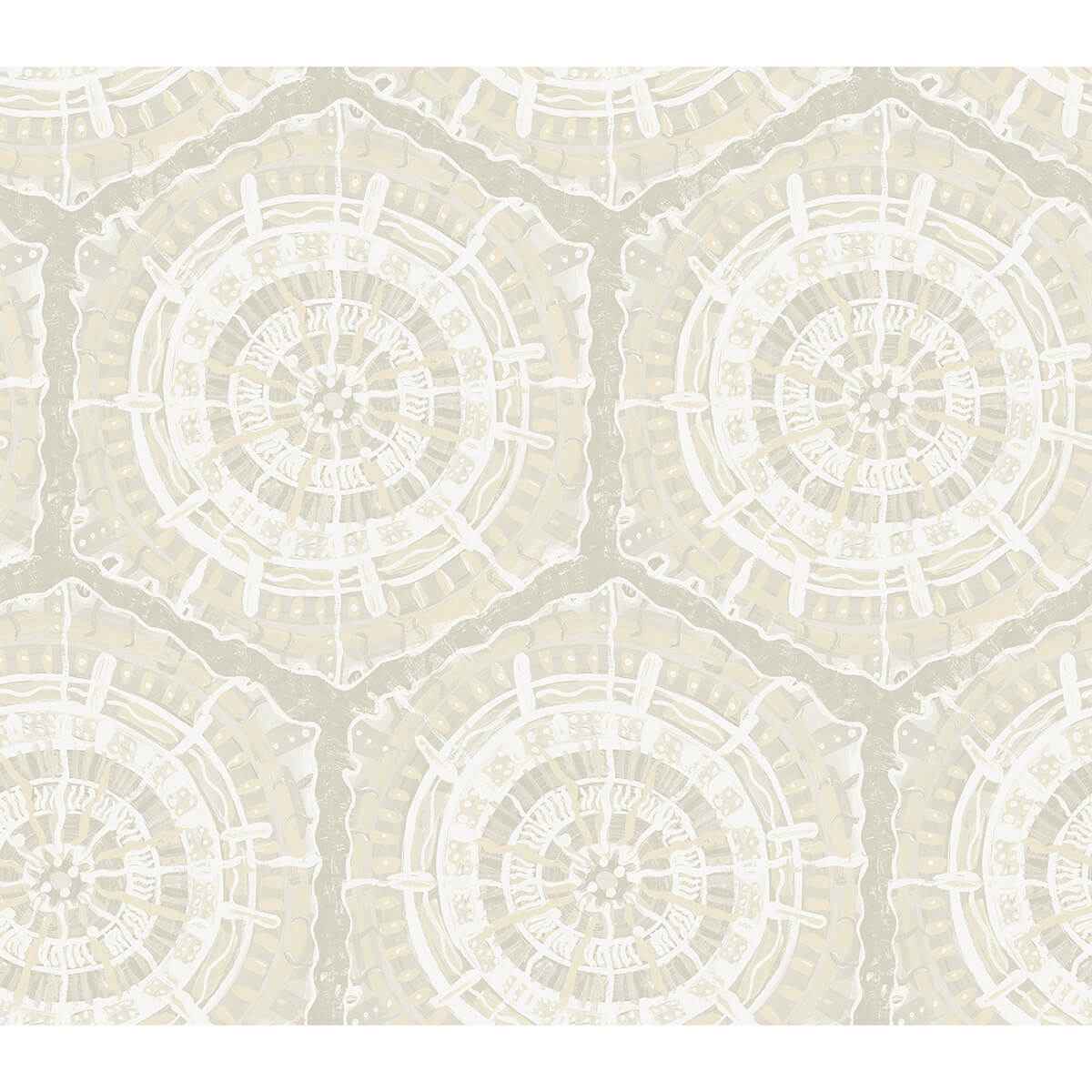 Cream Harmony Peel & Stick Wallpaper - York Wallcoverings - LLS4124 - York Wallcoverings Wallpaper