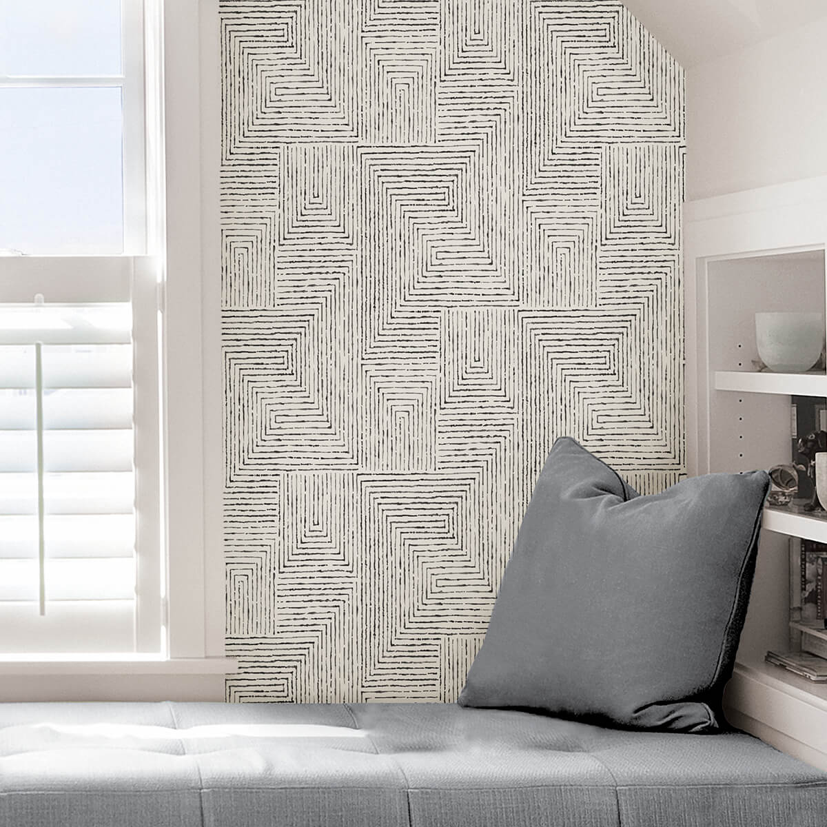 black-ink-peel-and-stick-wallpaper-york-wallcoverings-sls3975 - York Wallcoverings Wallpaper