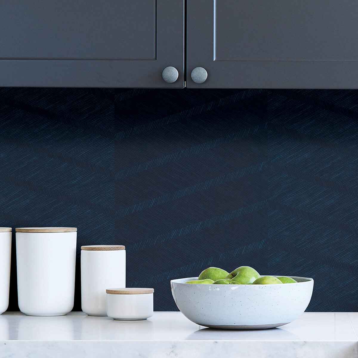Indigo Wayward Peel & Stick Wallpaper - York Wallcoverings - SLS3979 - York Wallcoverings Wallpaper