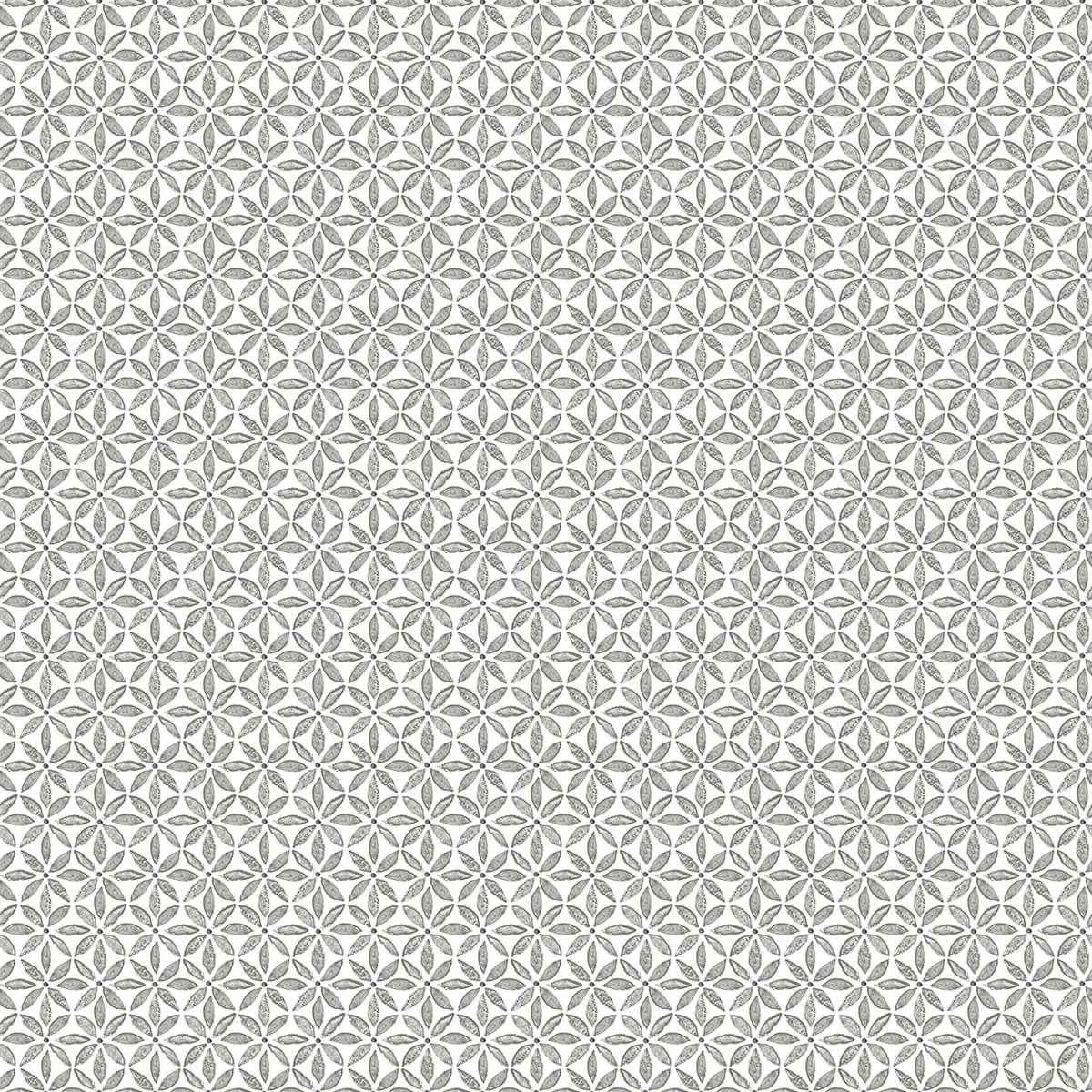Jellia Charcoal Petal Geometric Wallpaper - York Wallcoverings - 3122-10613