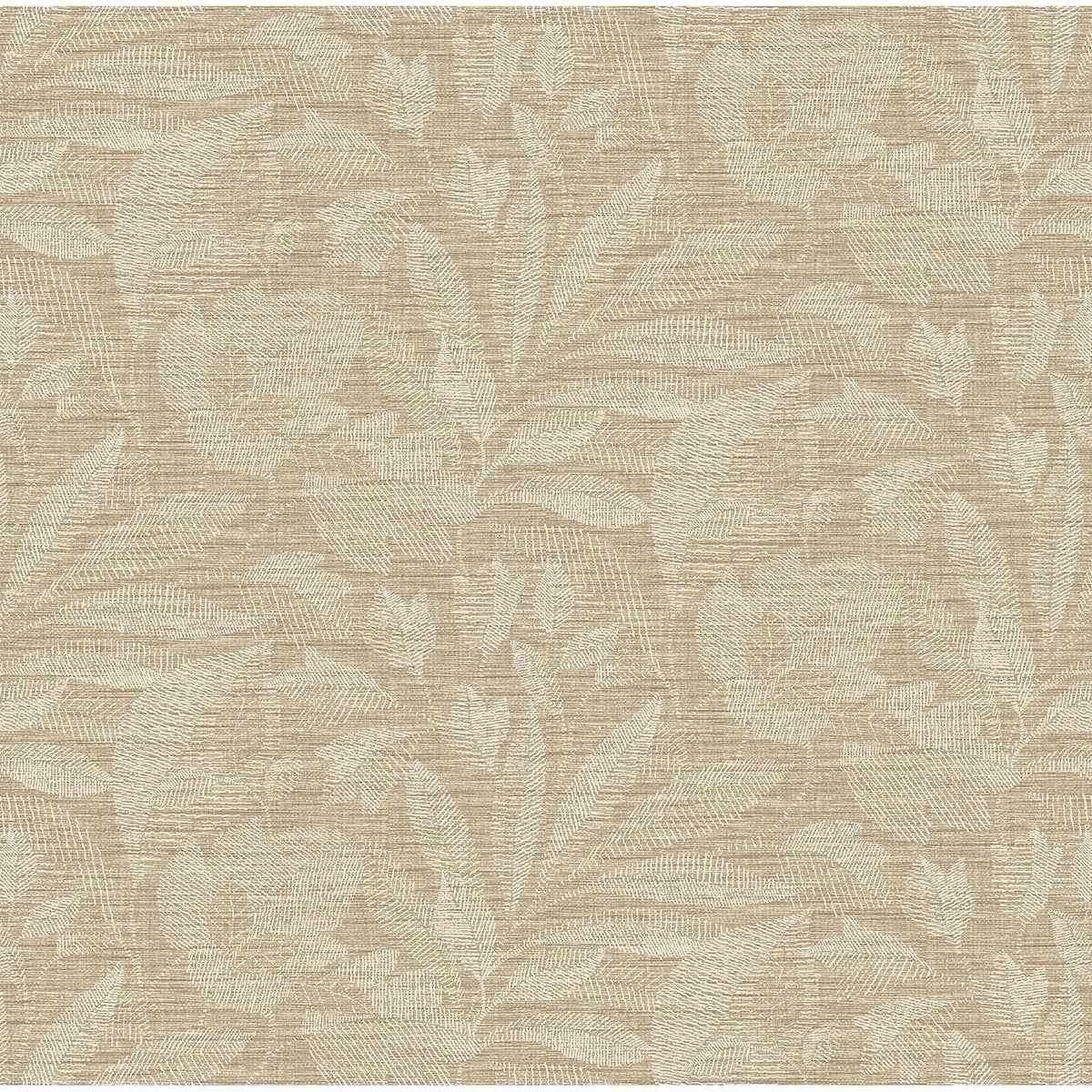 Lei Wheat Etched Leaves Wallpaper - York Wallcoverings - 2971-86155 - York Wallcoverings Wallpaper