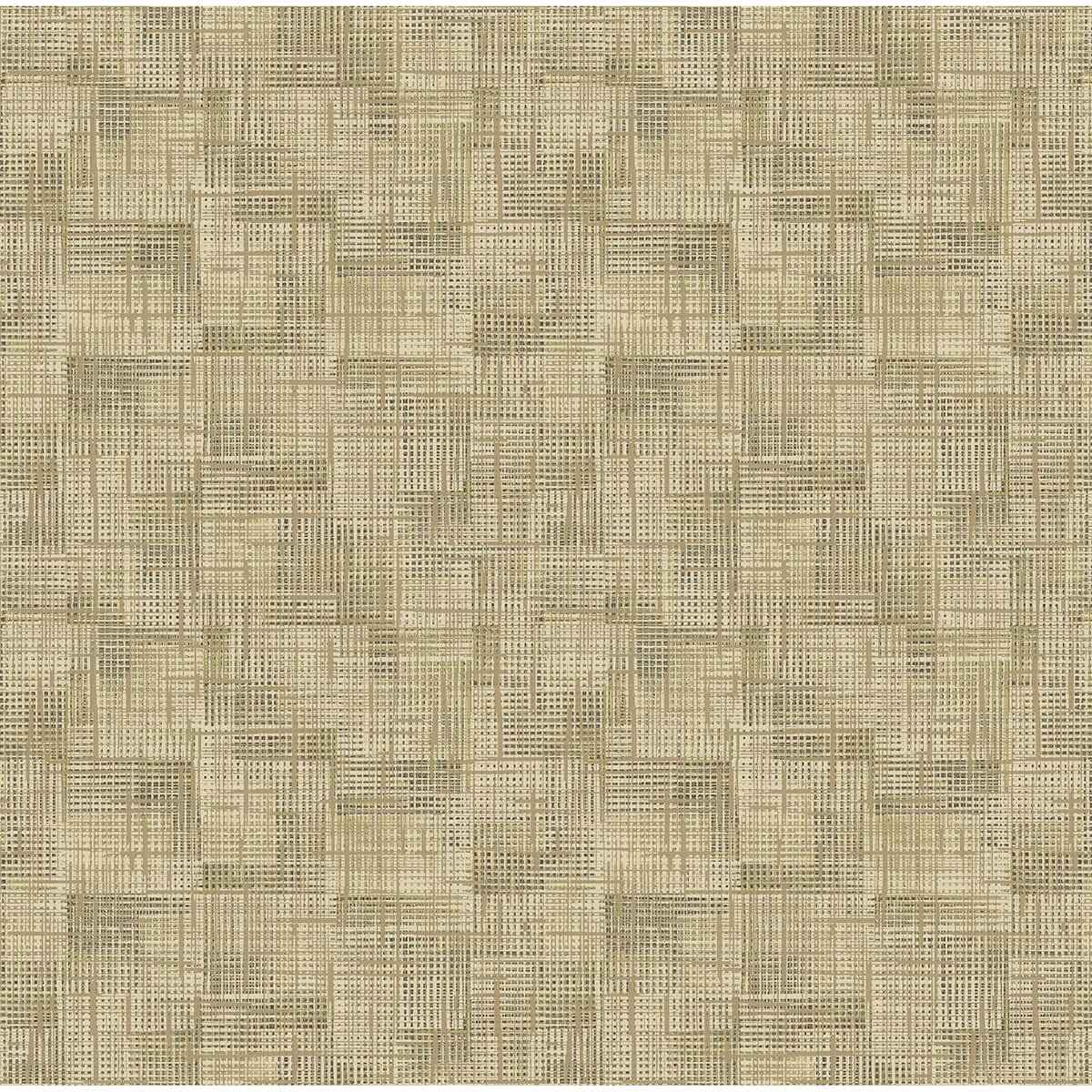 Ting Brown Abstract Woven Wallpaper - York Wallcoverings - 2971-86160 - York Wallcoverings Wallpaper