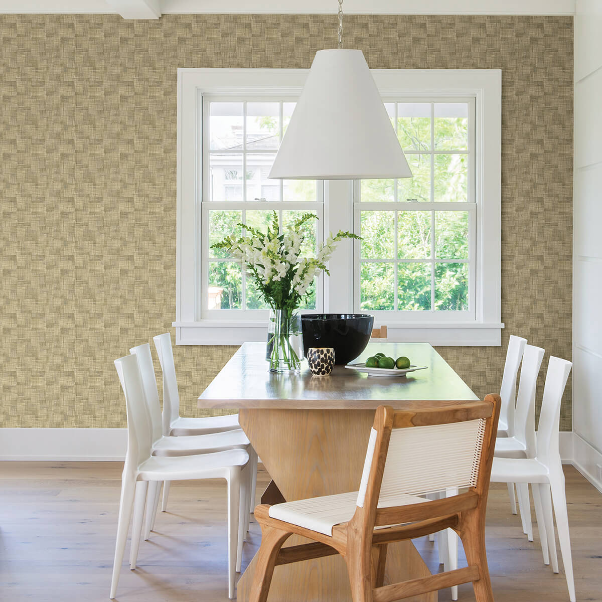 ting-brown-abstract-woven-wallpaper-york-wallcoverings-2971-86160 - York Wallcoverings Papel pintado
