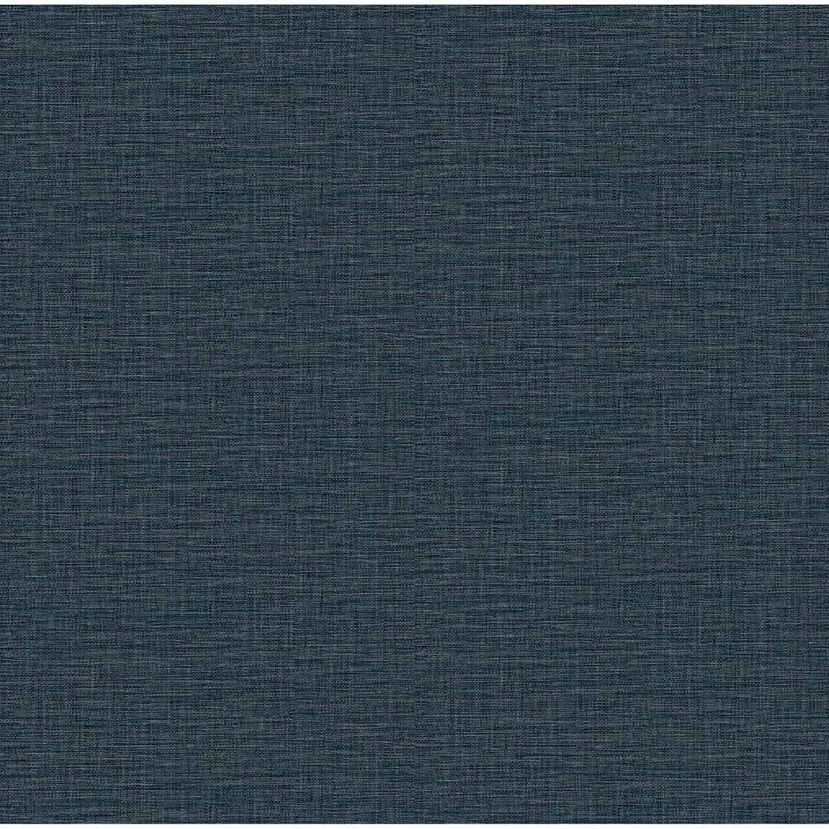 Lela Navy Faux Linen Wallpaper - York Wallcoverings - 2971-86181 - York Wallcoverings Wallpaper