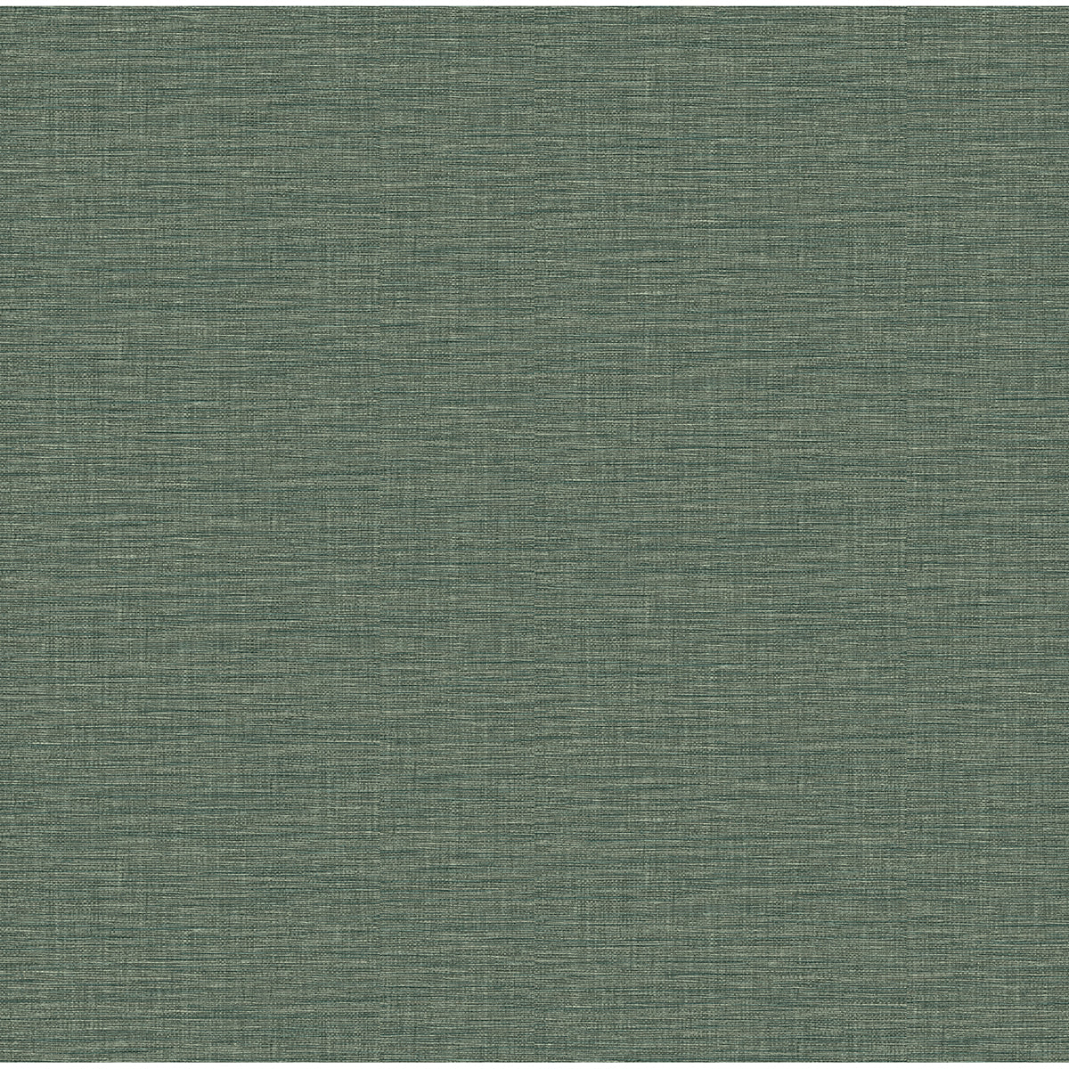 Picture of Lela Green Faux Linen Wallpaper