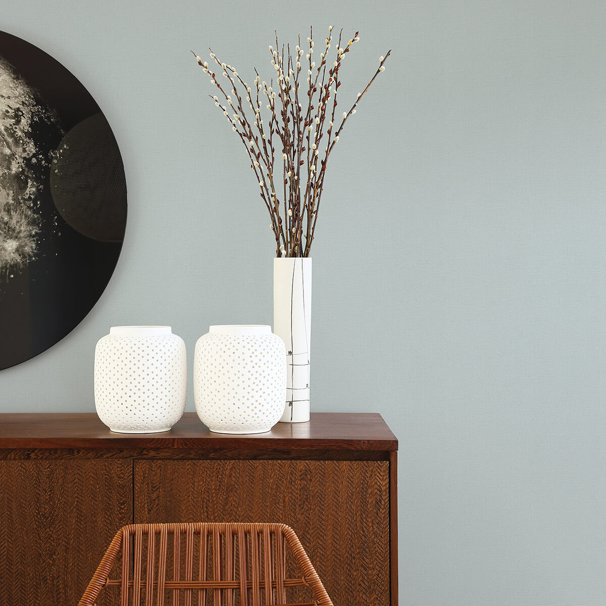meade-light-blue-fine-weave-wallpaper-york-wallcoverings-2971-86314 - York Wallcoverings Wallpaper