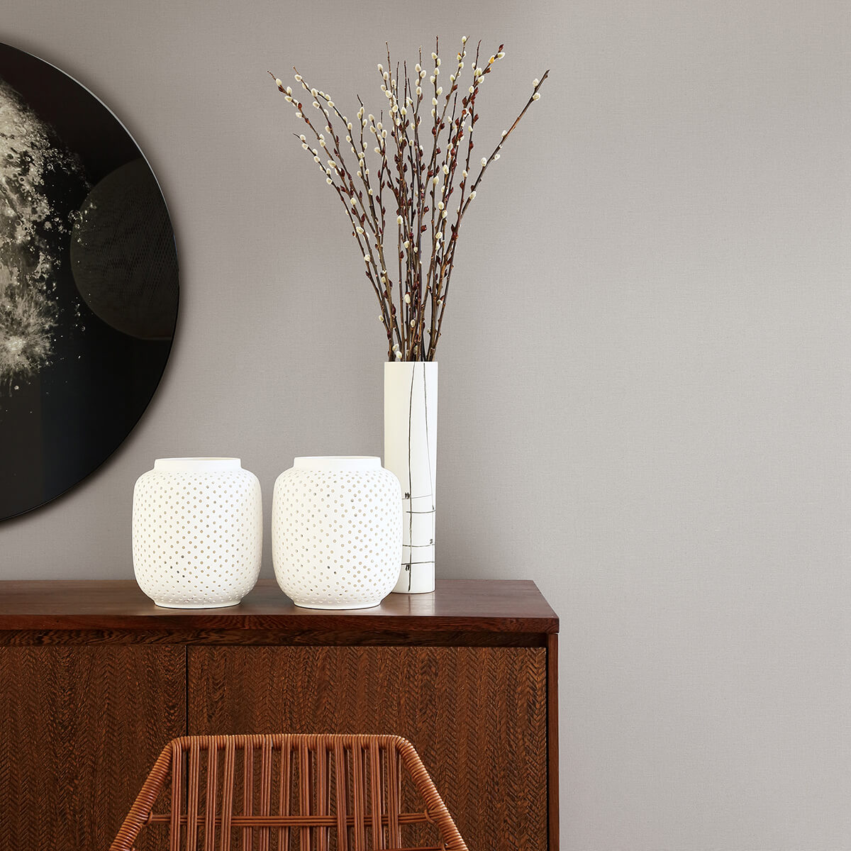 meade-grey-fine-weave-wallpaper-york-wallcoverings-2971-86319 - York Wallcoverings Wallpaper