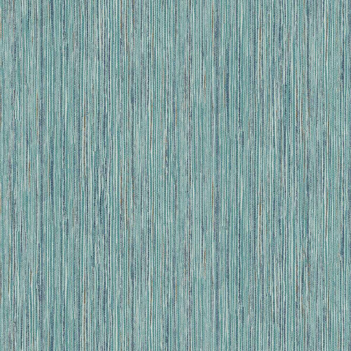 Justina Teal Faux Grasscloth Wallpaper - York Wallcoverings - 2971-86343 - York Wallcoverings Wallpaper