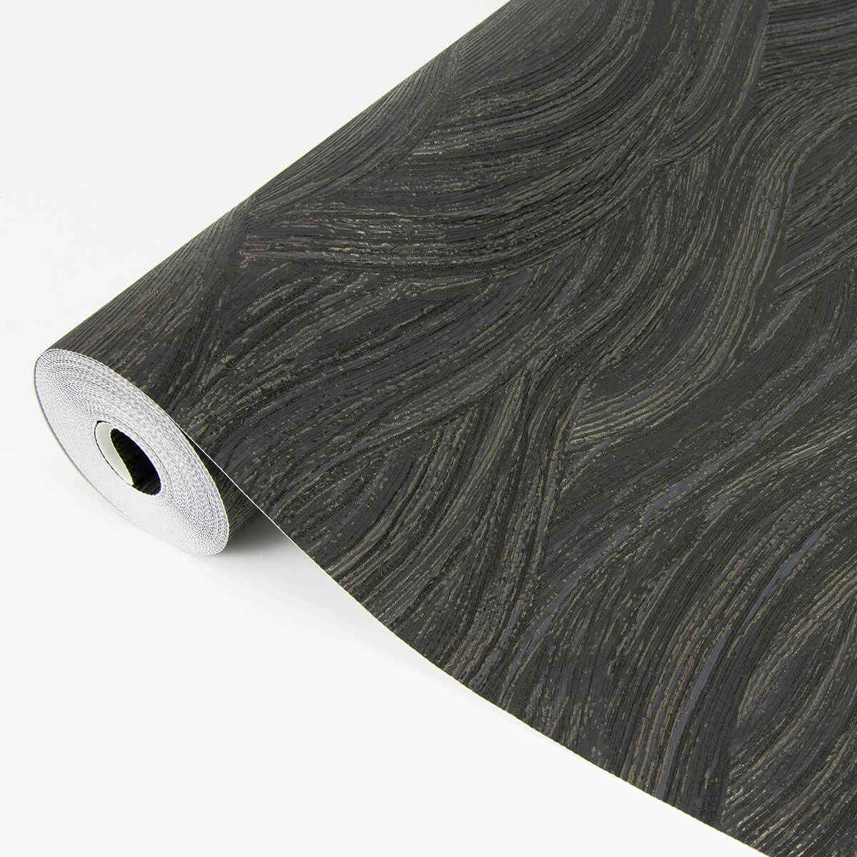Leith Black Zen Waves Wallpaper - York Wallcoverings - 2971-86363 - York Wallcoverings Wallpaper