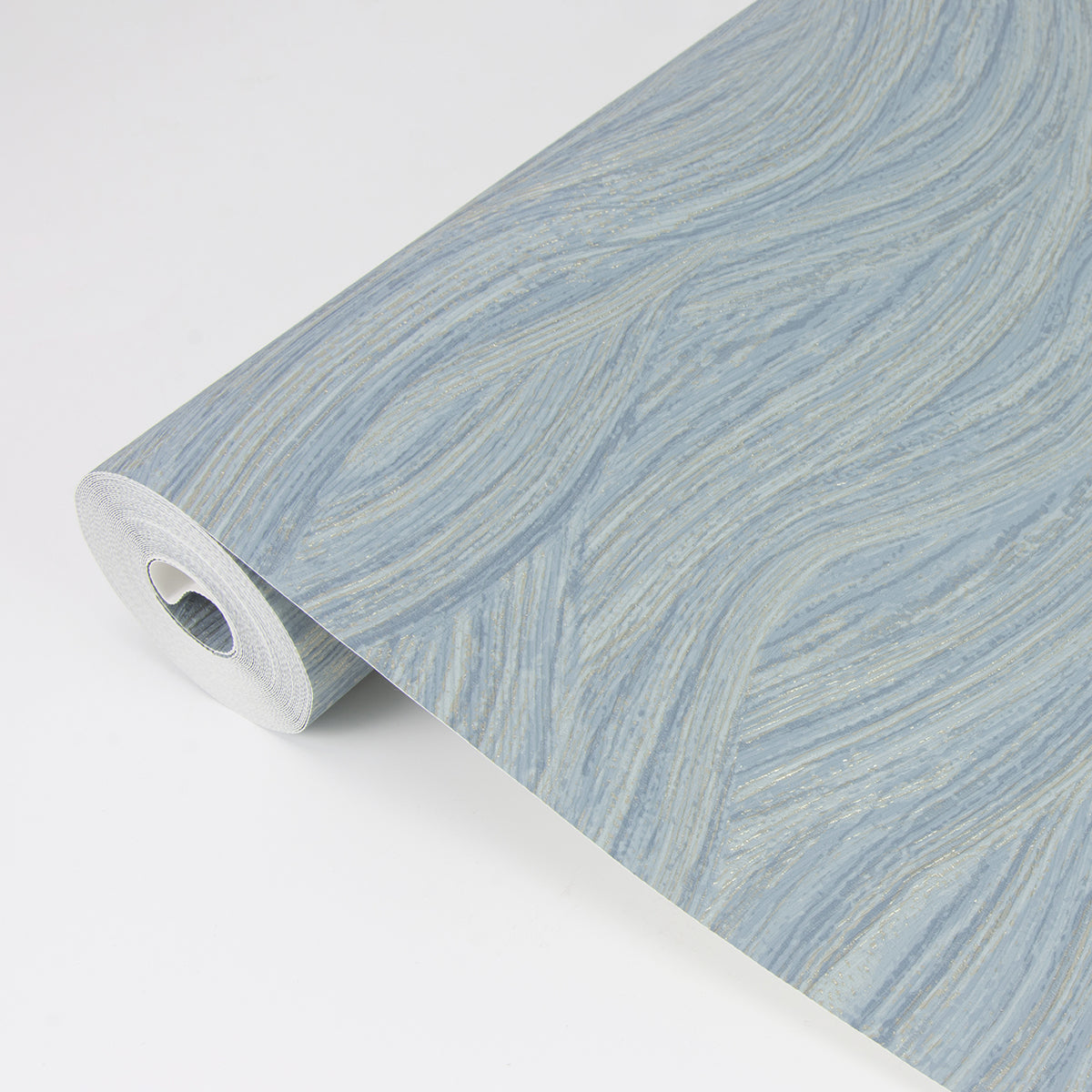 Leith Blue Zen Waves Wallpaper  | Brewster Wallcovering - The WorkRm