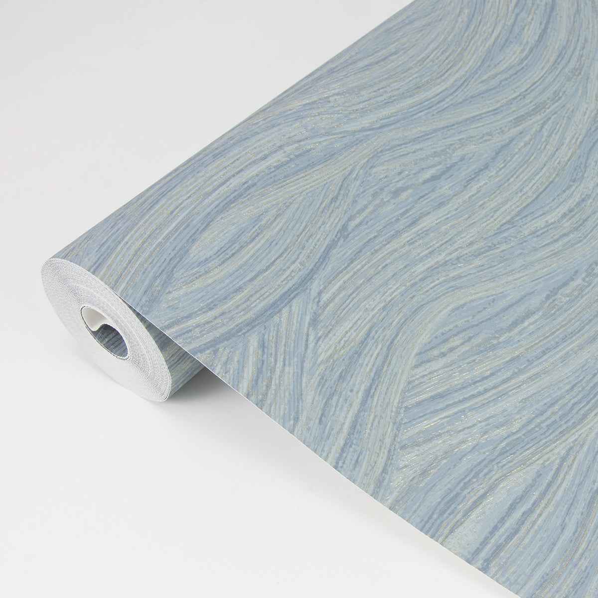 Leith Blue Zen Waves Wallpaper - York Wallcoverings - 2971-86365 - York Wallcoverings Wallpaper