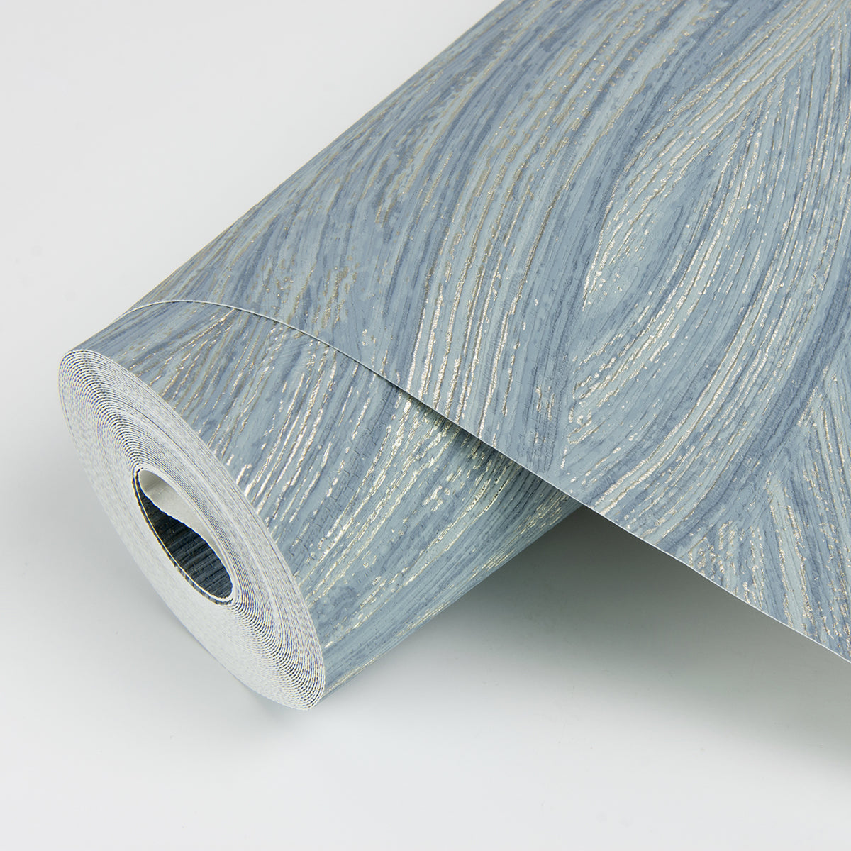 Leith Blue Zen Waves Wallpaper  | Brewster Wallcovering - The WorkRm