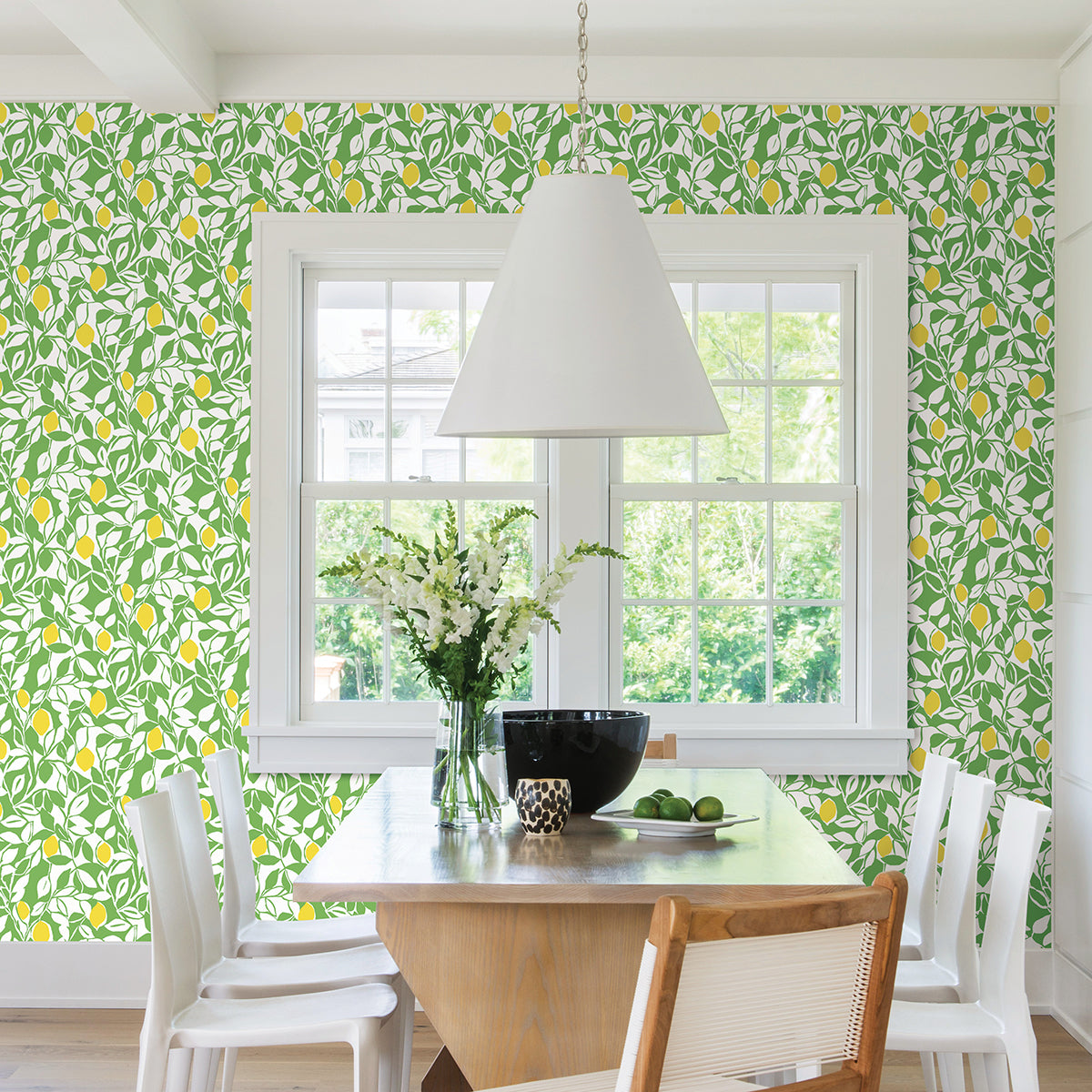 Green Meyer Peel and Stick Wallpaper - Brewster Wallcovering