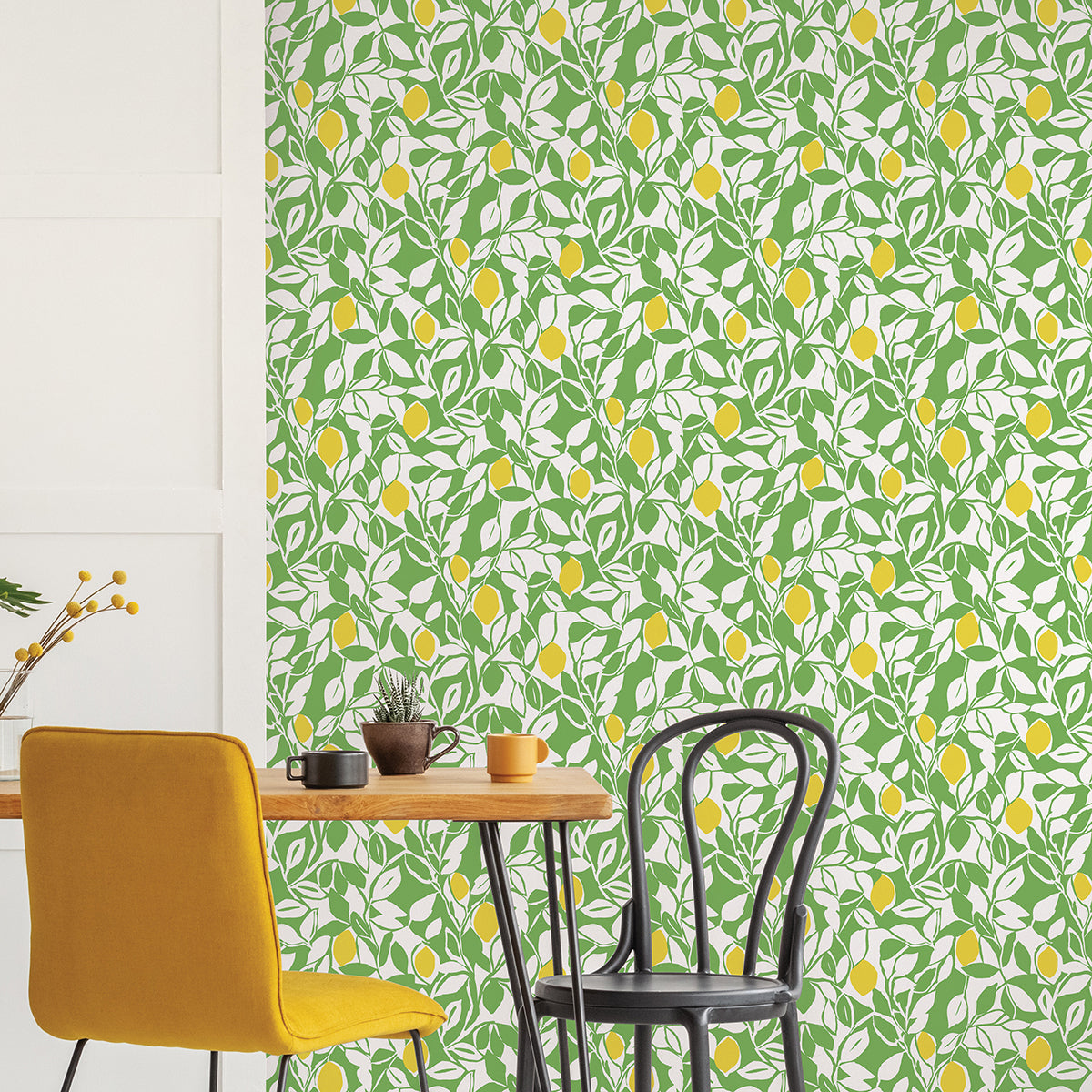 Green Meyer Peel and Stick Wallpaper - Brewster Wallcovering