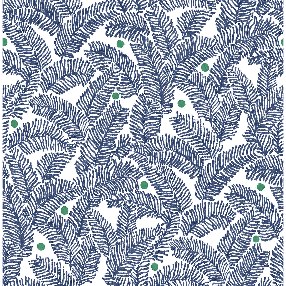 Navy Fernanda Peel and Stick Wallpaper - York Wallcoverings - NUS4158 - York Wallcoverings Wallpaper