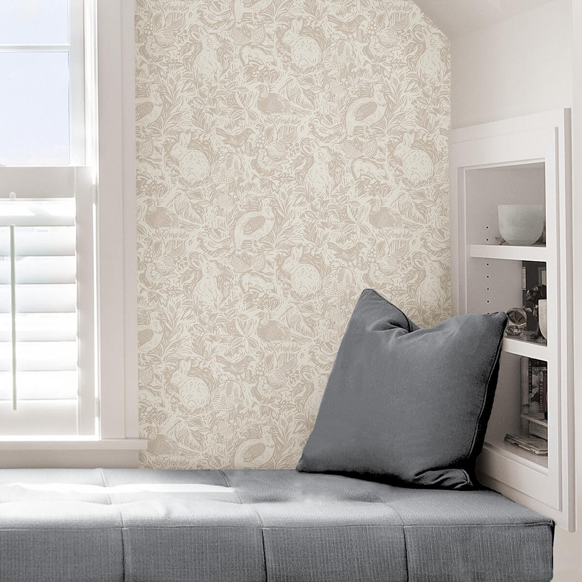cream-terrene-peel-and-stick-wallpaper-york-wallcoverings-nus4304 - York Wallcoverings Wallpaper