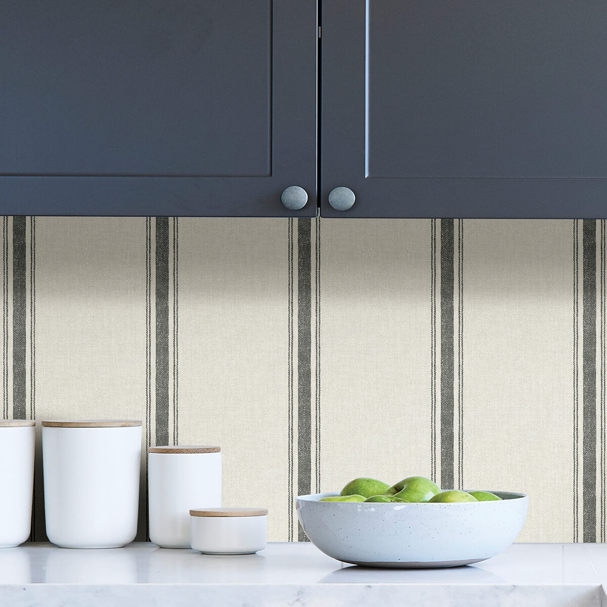 Charcoal Langston Peel and Stick Wallpaper - York Wallcoverings - NUS4398 - York Wallcoverings Wallpaper