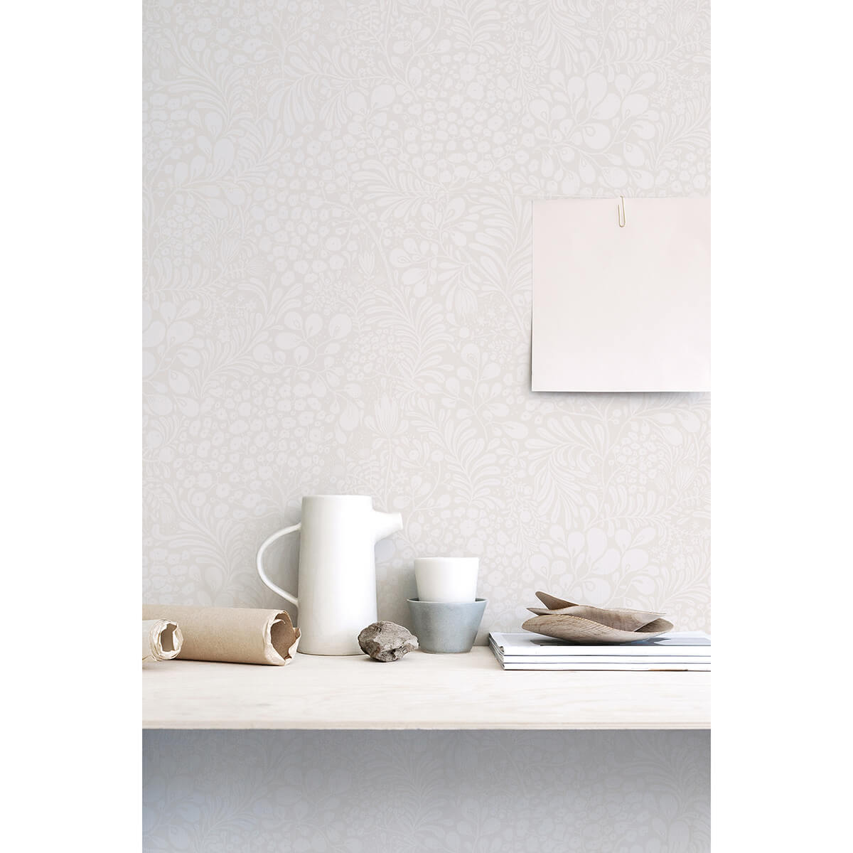 siv-light-grey-botanical-wallpaper-york-wallcoverings-2932-65132 - York Wallcoverings Papel pintado