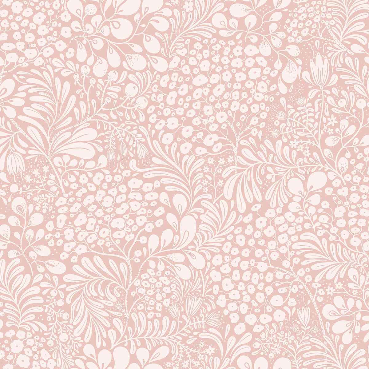 Siv Pink Botanical Wallpaper - York Wallcoverings - 2932-65134 - York Wallcoverings Wallpaper