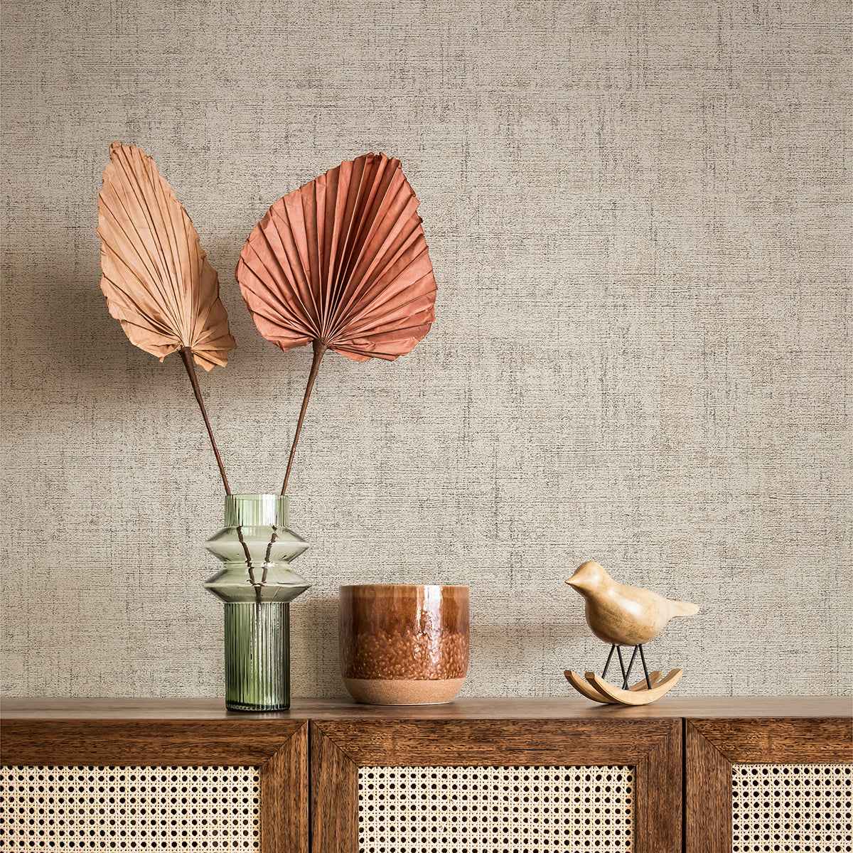 Yurimi Grey Distressed Wallpaper - York Wallcoverings - 4044-32261-8 - York Wallcoverings Wallpaper