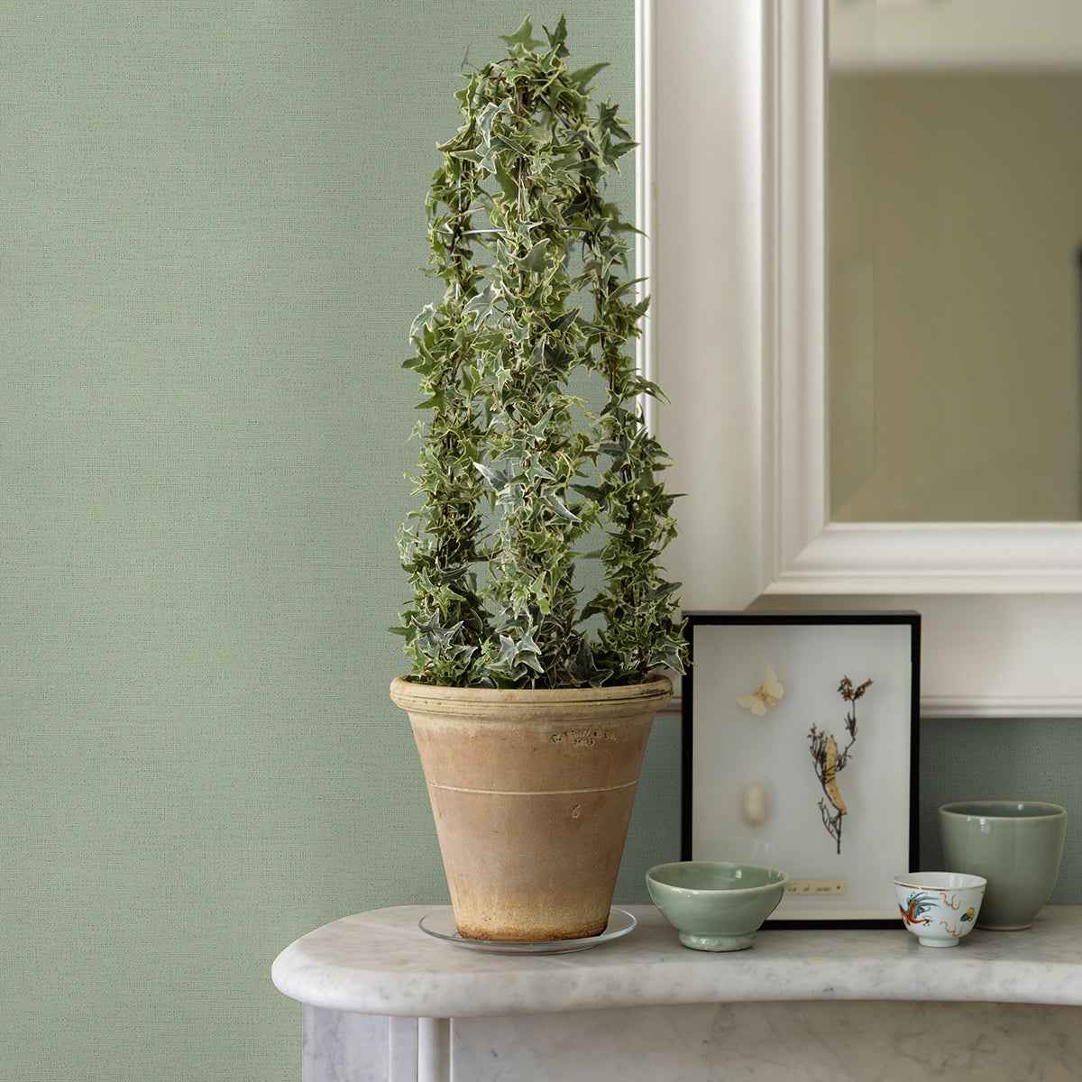Estefan Green Distressed Texture Wallpaper - York Wallcoverings - 4044-37178-8 - York Wallcoverings Wallpaper