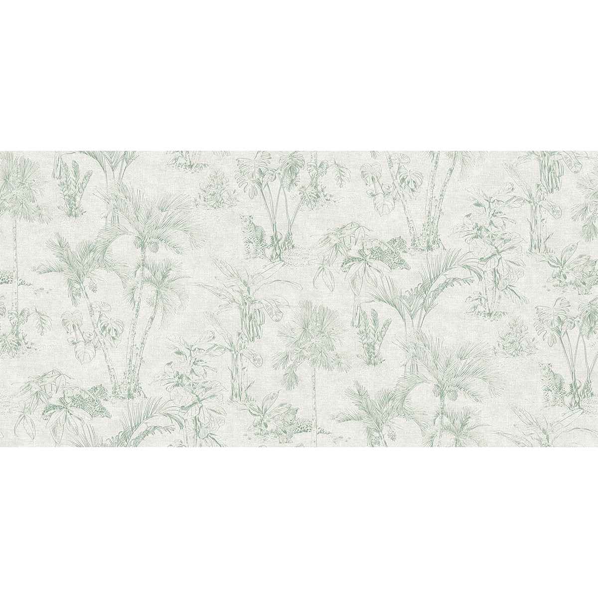 Zapata Green Tropical Jungle Wallpaper - York Wallcoverings - 4044-38021-2 - York Wallcoverings Wallpaper