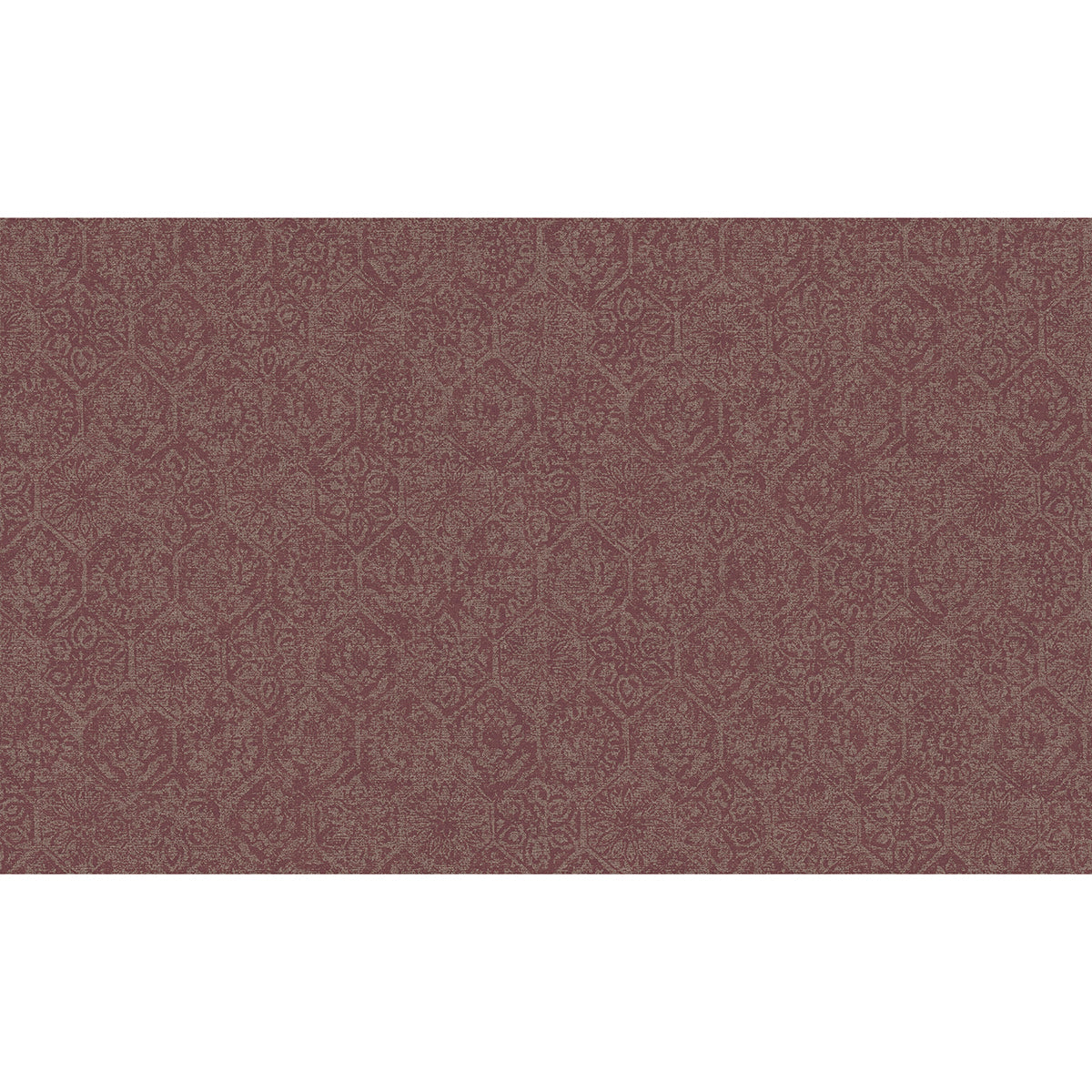 Picture of Edsel Maroon Geometric Wallpaper