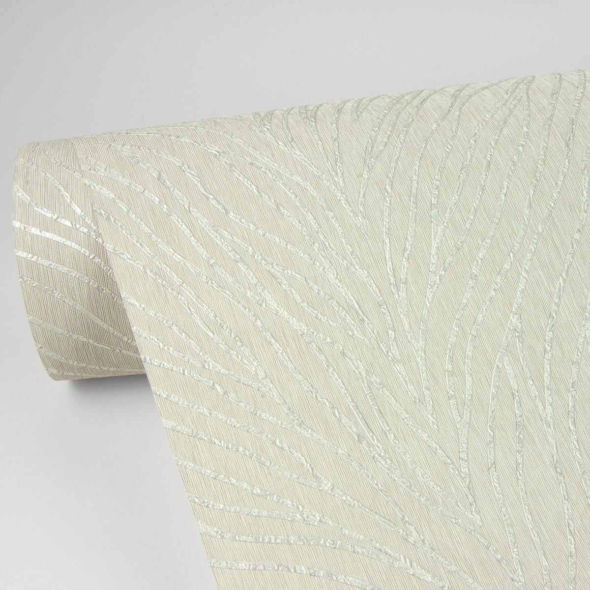 Tomo Cream Abstract Wallpaper  | Brewster Wallcovering