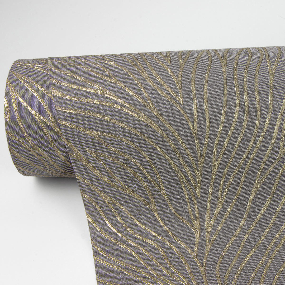 Tomo Mauve Abstract Wallpaper - Brewster Wallcovering