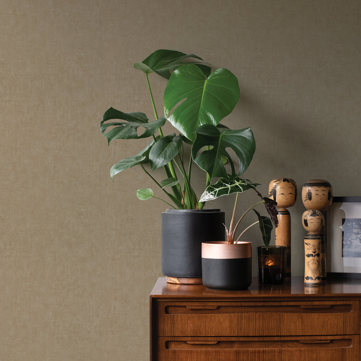 Maemi Gold Distressed Wallpaper - York Wallcoverings - 4035-429299 - York Wallcoverings Wallpaper
