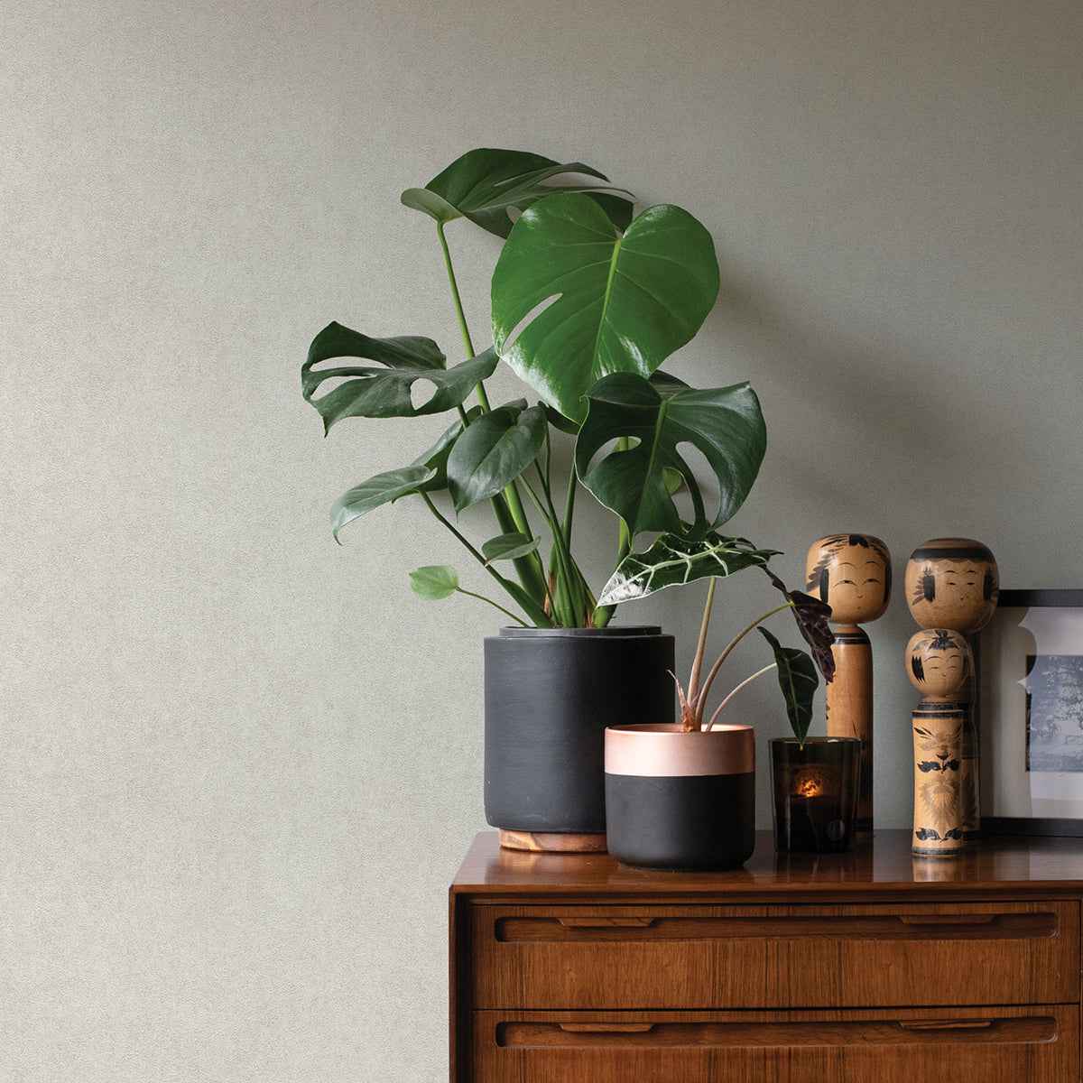 Etsu Grey Distressed Wallpaper - York Wallcoverings - 4035-617122
