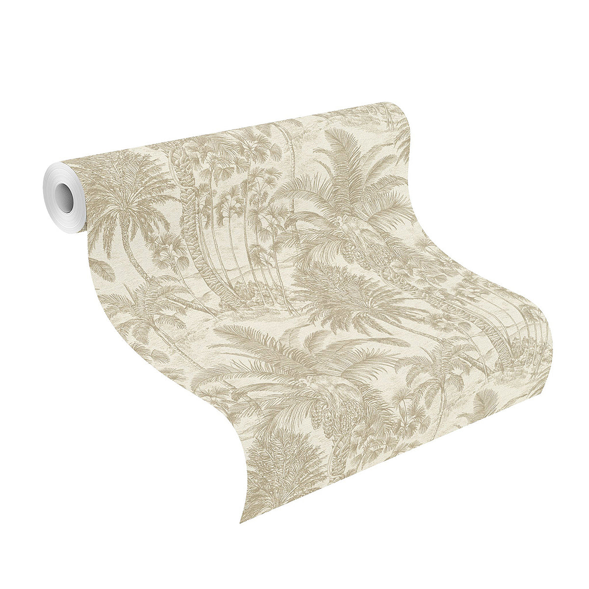 Yubi Gold Palm Trees Wallpaper - York Wallcoverings - 4035-832549 - York Wallcoverings Wallpaper