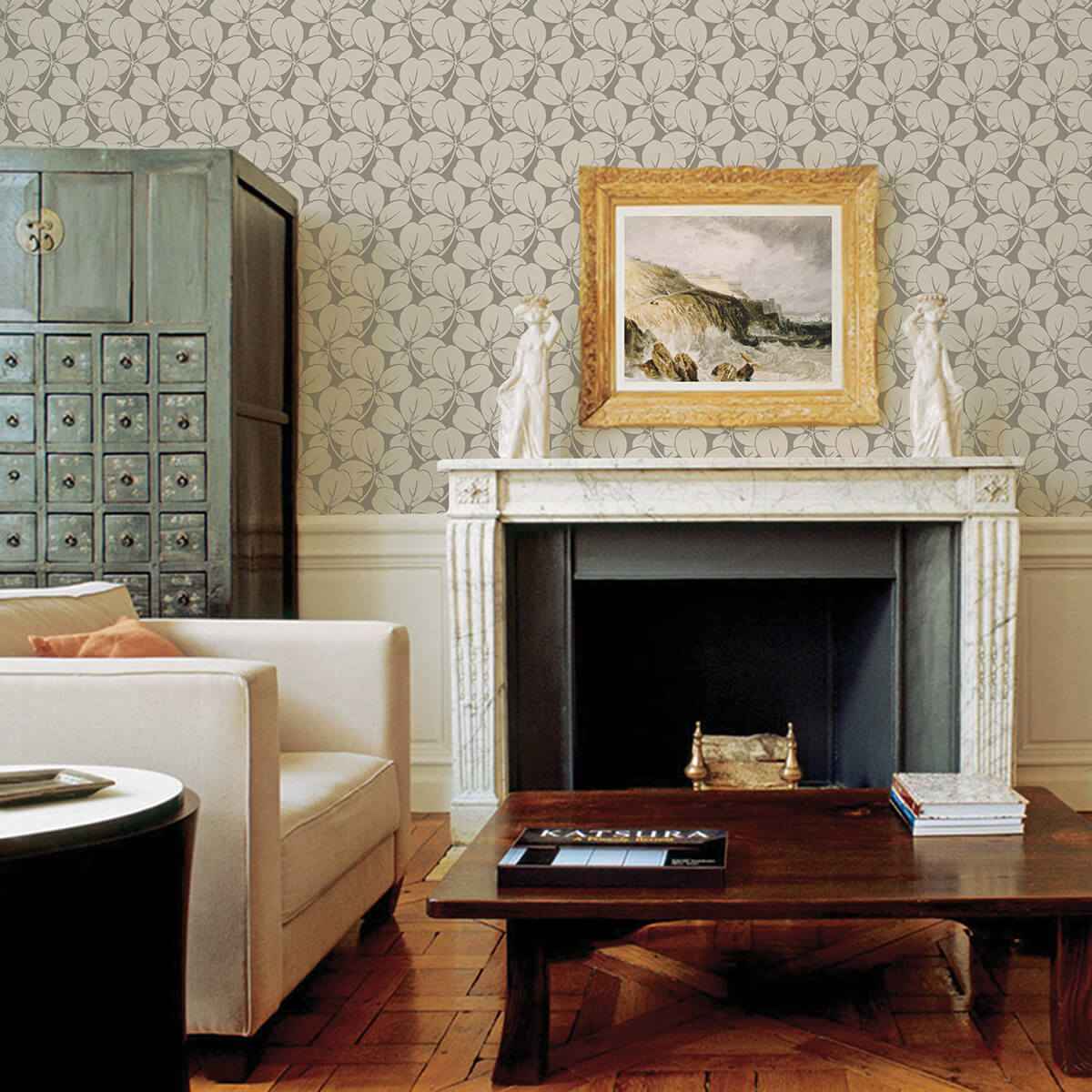 Robert Grey Clover Wallpaper - York Wallcoverings - 2970-26106 - York Wallcoverings Wallpaper