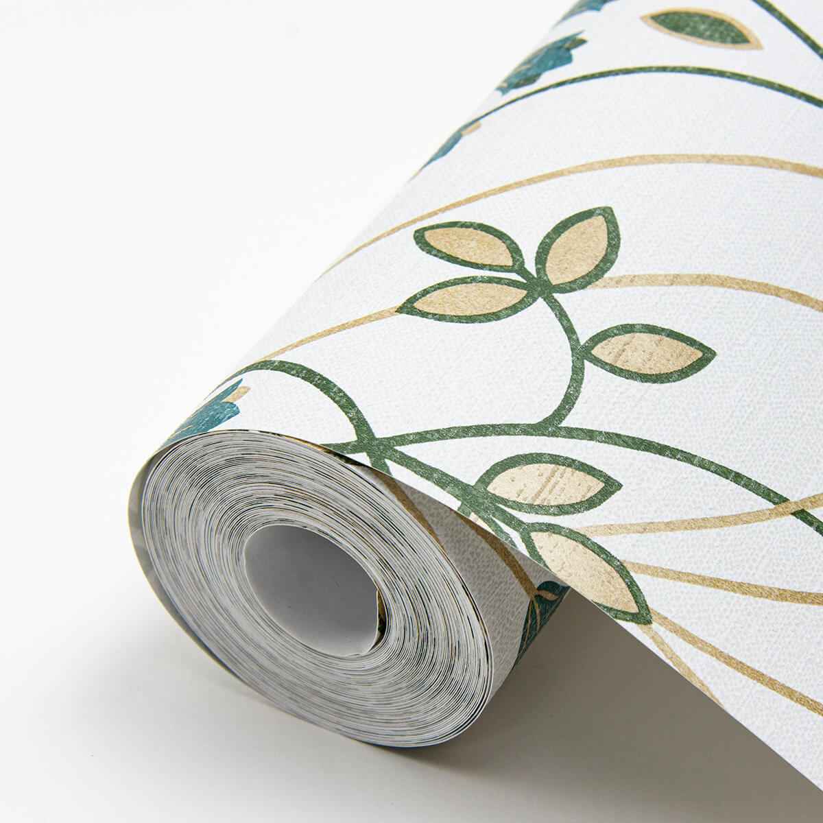 Dard Teal Tulip Ogee Wallpaper - York Wallcoverings - 2970-26145 - York Wallcoverings Wallpaper
