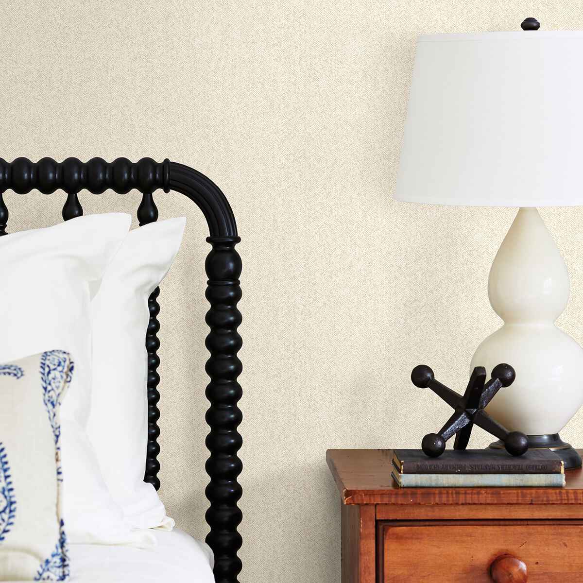 Ashbee Taupe Tweed Wallpaper - York Wallcoverings - 2970-26161 - York Wallcoverings Wallpaper