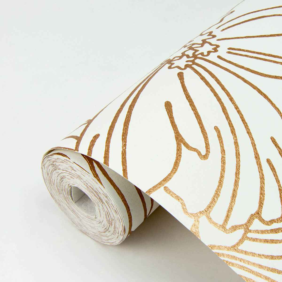 Selwyn Copper Floral Wallpaper - York Wallcoverings - 2970-87358 - York Wallcoverings Wallpaper