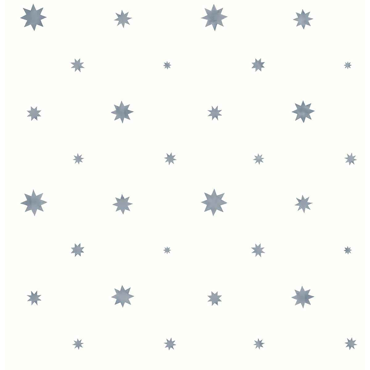 Henry Blue Starburst Wallpaper - York Wallcoverings - AST4351